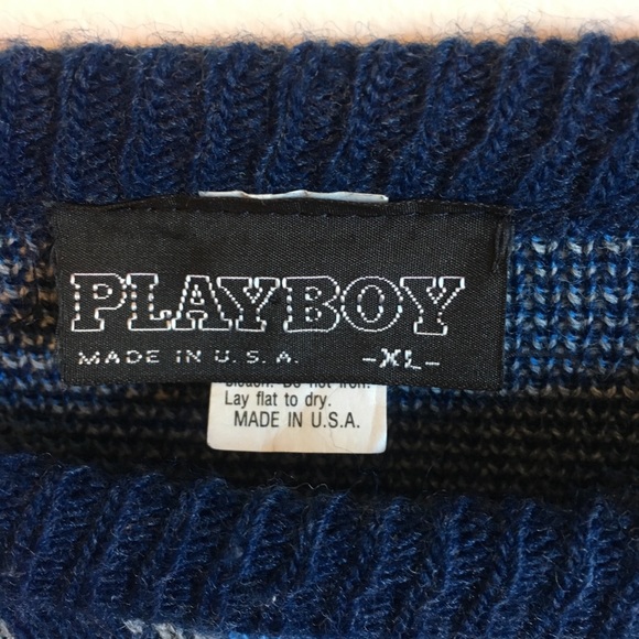 Vintage PlayBoy sweater. - Picture 2 of 3